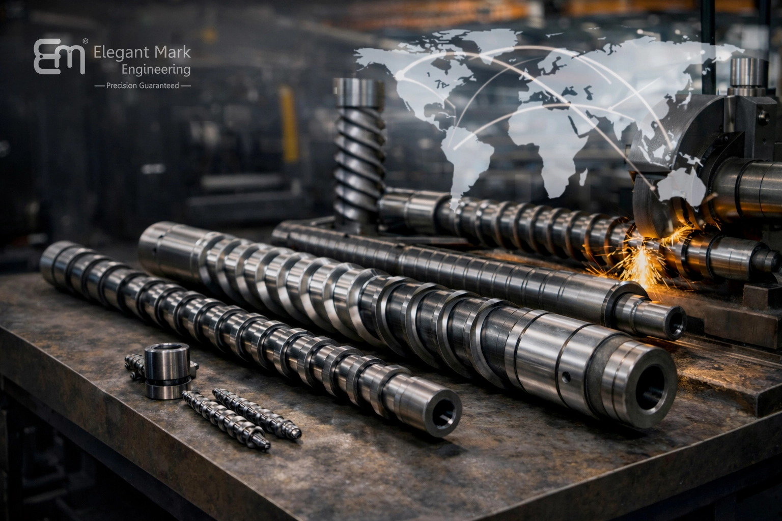 Elegant Mark Engineering Strengthens Global Supply of High-Wear Screw Barrels for Injection Moulding Industry
